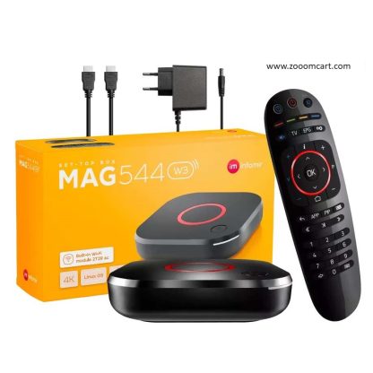 MAG 544W3 4K WIFI BEST SET TOP BOX MAG544w3 with 1 year service support