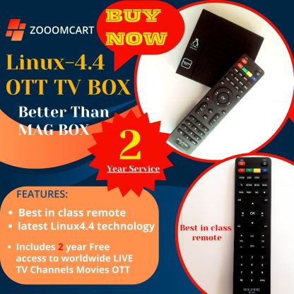 BUY NOW! Linux 4.4 Media Player OTT TV BOX with 2 Year Service Support